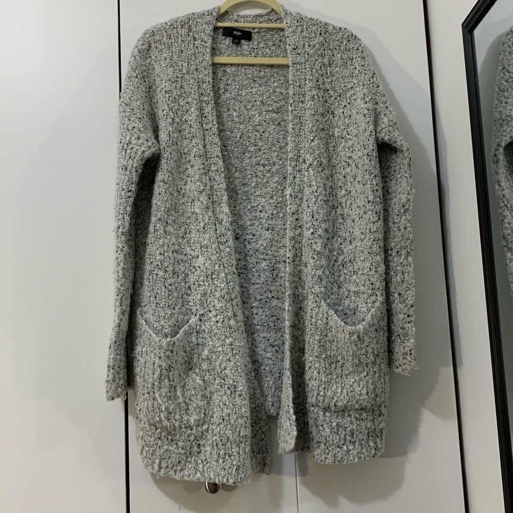 Knit oversized cardigan